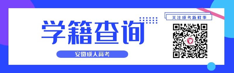 2024年安徽成人高考學(xué)籍查詢流程